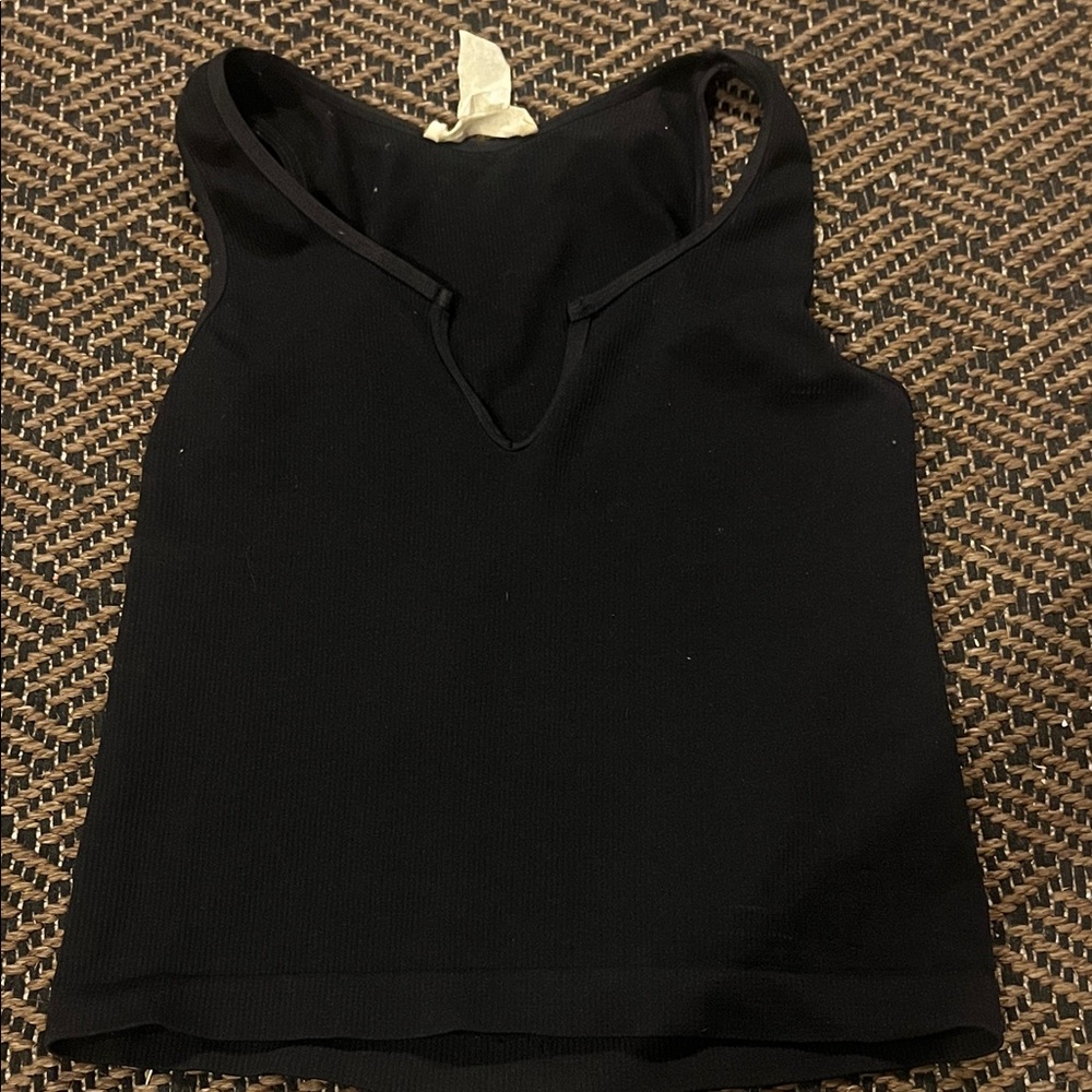 Black Sleeveless Women's Top